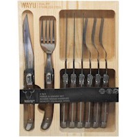 Set de Cuchillos y Tenedores 8 und Wayu